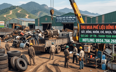 Thu Mua Phế Liệu Đồng Nai Giá Cao - Đối Tác Bao Thầu KCN & Nhà Máy Uy Tín