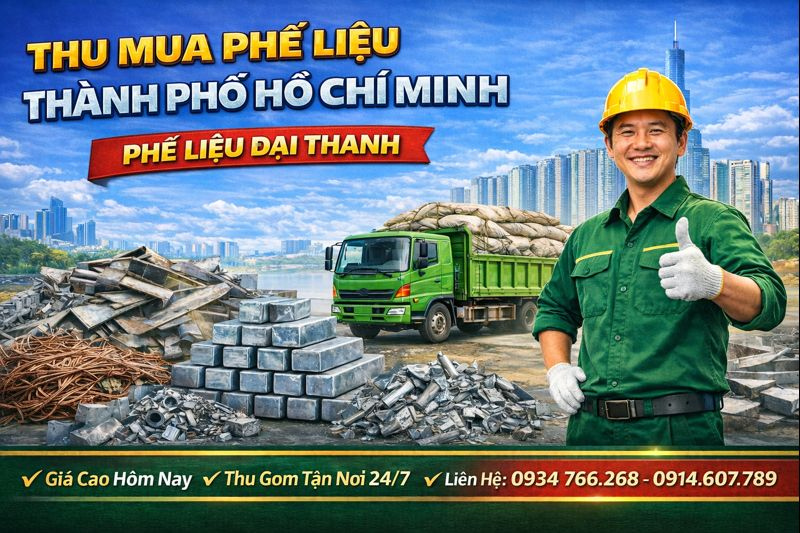 Phế Liệu Đại Thanh là điểm thu mua phế liệu giá cao và thu mua phế liệu uy tín nhất trên thị trường phế liệu hiện nay.